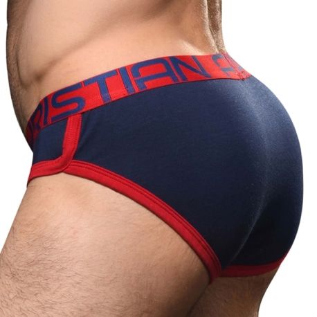 Andrew Christian Slip CoolFlex Modal Show-It Bleu Marine