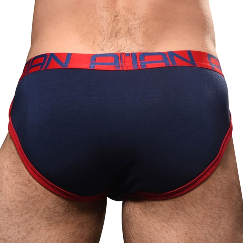 Andrew Christian Slip CoolFlex Modal Show-It Bleu Marine