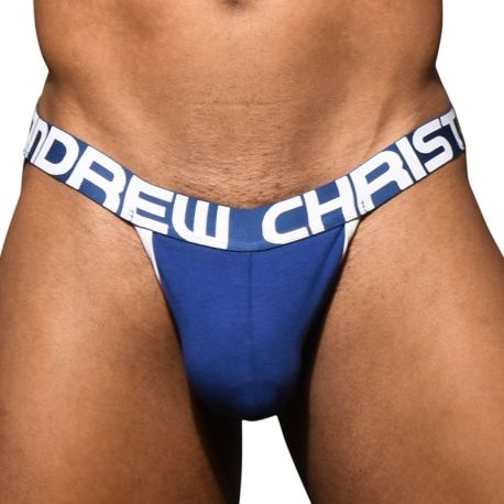 Andrew Christian Jock Strap Bulge C-Ring Bleu Marine