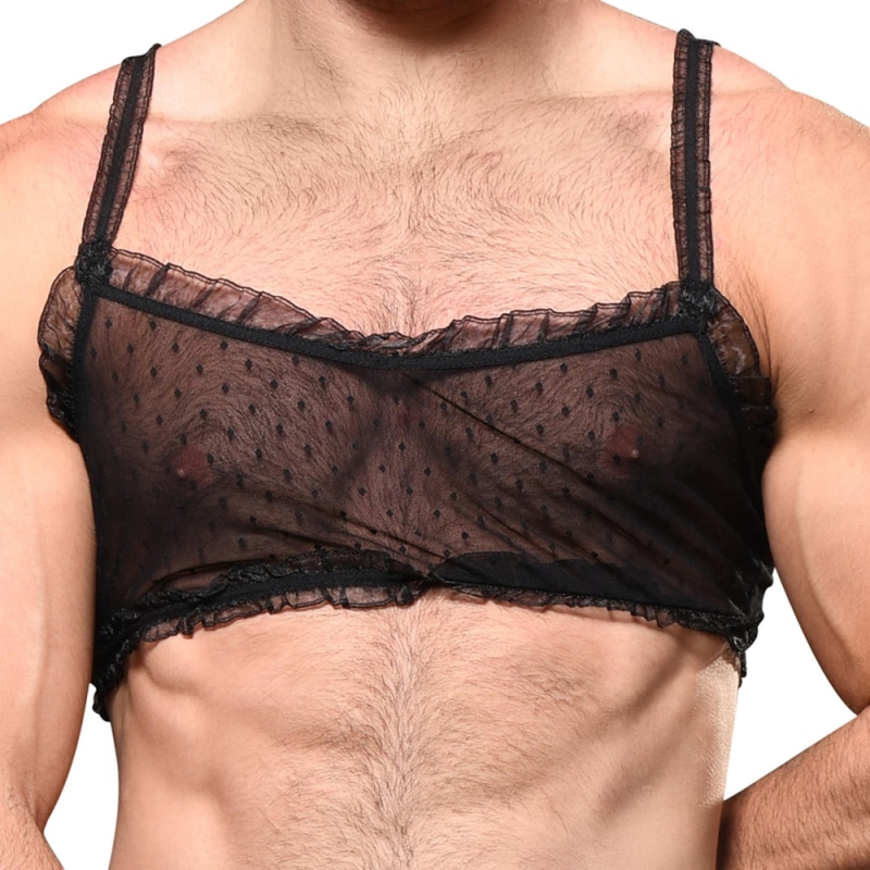 Andrew Christian Soutien-Gorge Unleashed Boudoir Noir