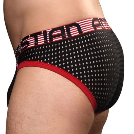 Andrew Christian Slip Almost Naked Compétition Mesh Noir