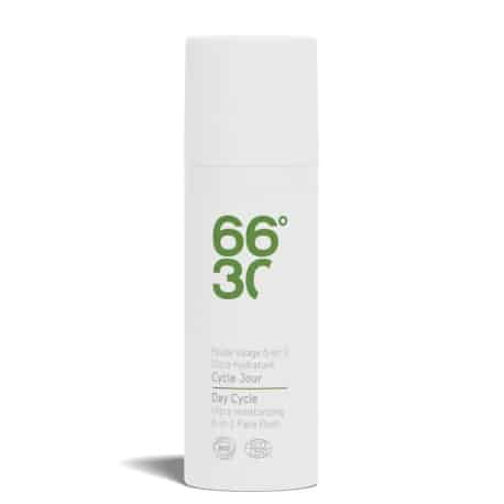66°30 Fluide Visage 6-en-1 Ultra-Hydratant - Cycle Jour - 50 ml