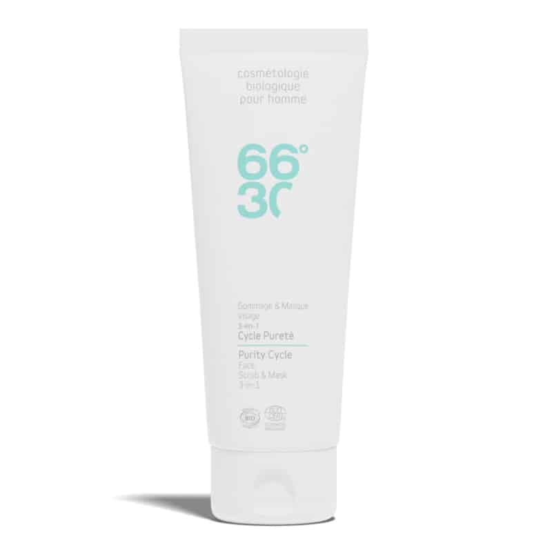 66°30 Gommage et Masque Visage 3-en-1 - Cycle Pureté - 100 ml