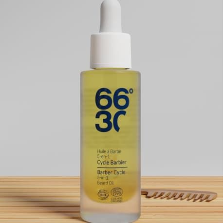 66°30 Huile à Barbe 5-en-1 - Cycle Barbier - 30 ml