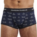 Garçon Français Boxer Ours Polaire Bleu Marine
