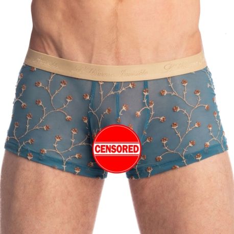 L'Homme invisible Shorty Hipster Push-Up Viorne Lagune