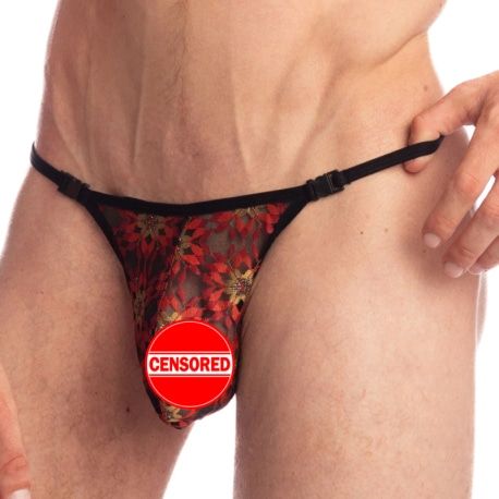 L'Homme invisible String Striptease Mandala Rouge