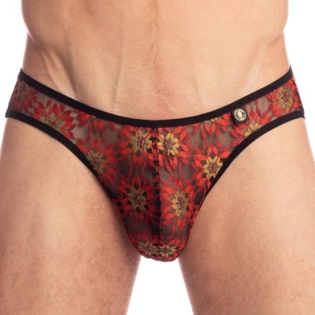 L'Homme invisible Slip Mini Mandala Rouge