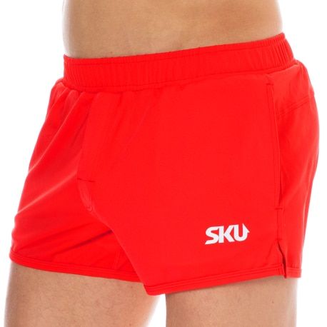 SKU Short de Bain Sport Rouge