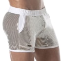 TOF Paris Glitter Shorts - Silver