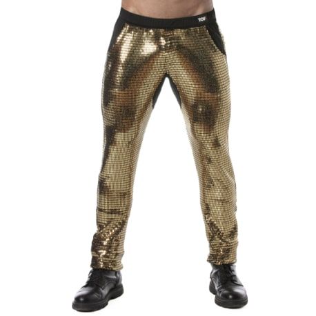 TOF Paris Pantalon Glitter Or