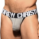 Andrew Christian Almost Naked Locker Room Tanga Briefs - Heather Grey