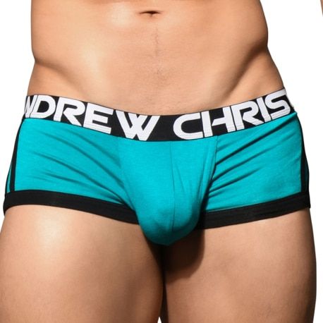 Andrew Christian Boxer CoolFlex Modal Active Show-It Bleu Paon