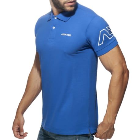 Addicted Polo AD Coton Bleu Roi