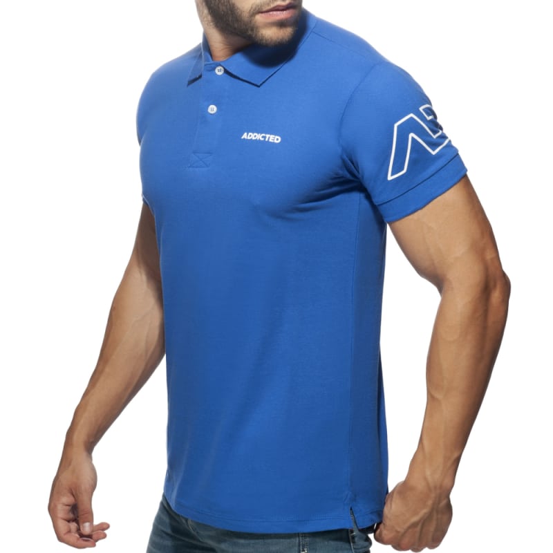 Addicted AD Cotton Polo Shirt - Royal