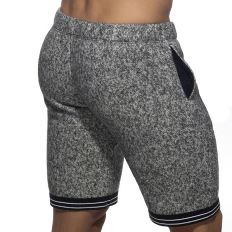 Addicted Short Long Polaire Noir Tacheté