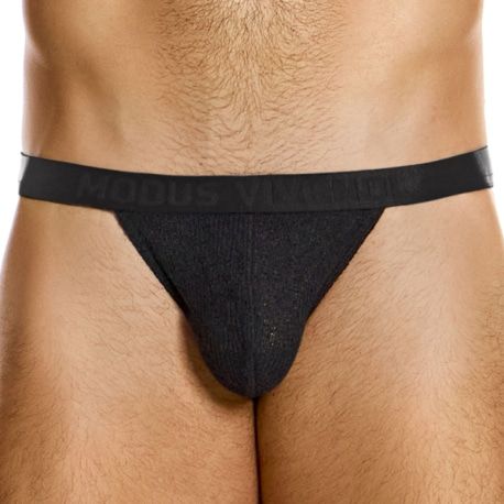 Modus Vivendi Slip Tanga Purled Noir