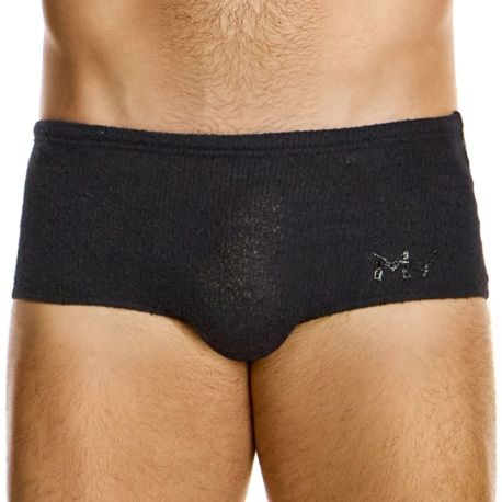 Modus Vivendi Boxer Brazil Cut Purled Noir