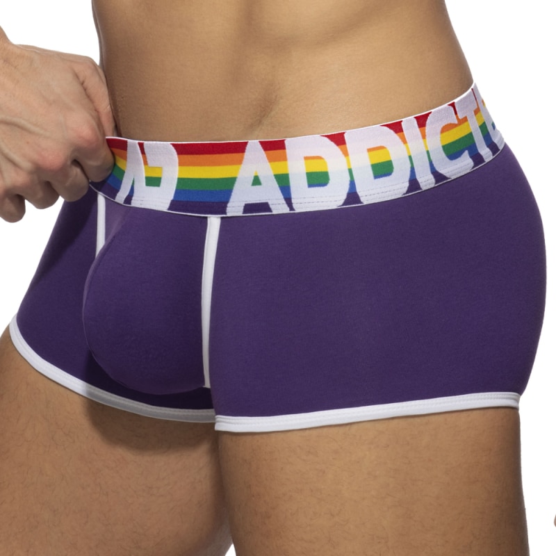 Addicted Lot de 6 Boxers Rainbow Multicolores
