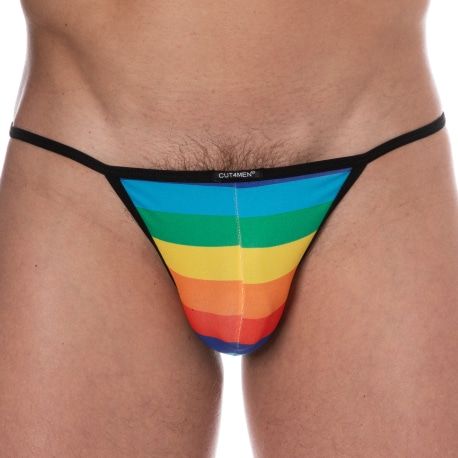 CUT4MEN Slip Kini Renaissance Arc-En-Ciel