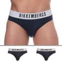 Bikkembergs Lot de 2 Slips Coton Bleu Marine
