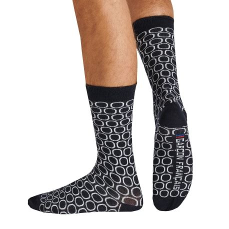 Garçon Français Chaussettes Basses Cercle Bleu Marine