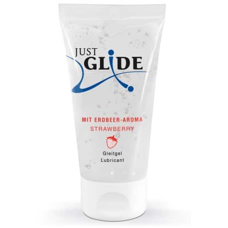 Gel Lubrifiant Just Glide à la Fraise - 200 ml
