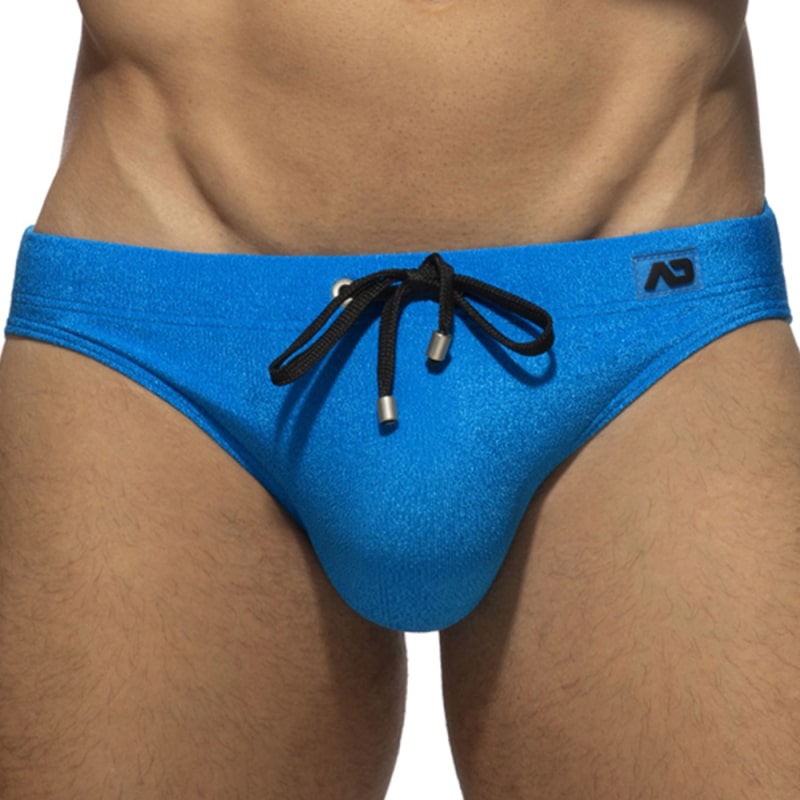 Addicted Slip de Bain Piqué Bleu Roi