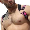  Harnais 3-Way Neo Camo Rose Fluo