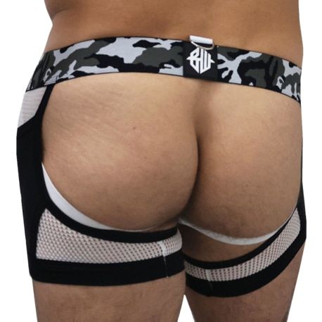  Boxer Jock Chock Neo Camo Blanc