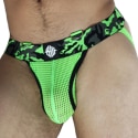  Neo Camo Jock - Neon Green