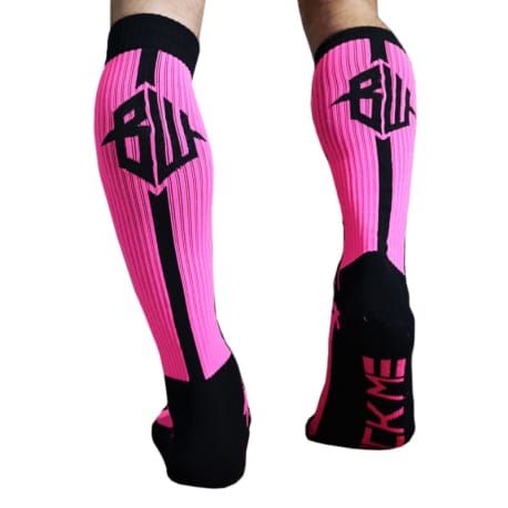  Neo Camo Knee Socks - Neon Pink