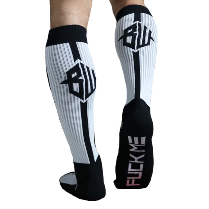  Neo Camo Knee Socks - White