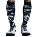  Neo Camo Knee Socks - White