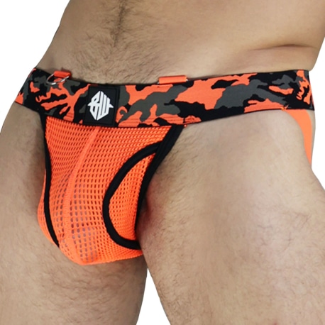  Neo Camo Jock - Neon Orange