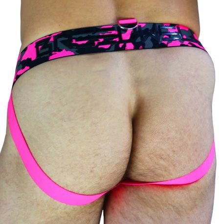  Neo Camo Jock - Neon Pink
