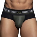 AD Fetish Slip Double Stripe Noir - Kaki