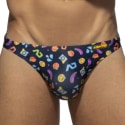 Addicted Emoji Thong - Navy