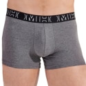 HOM Lot de 3 Boxers Gino Coton Noir - Gris Chiné - Imprimé Floral
