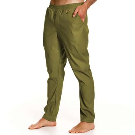 Pantalon Leather Kaki