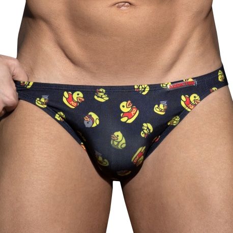 Slip Bikini AD Duckies Noir