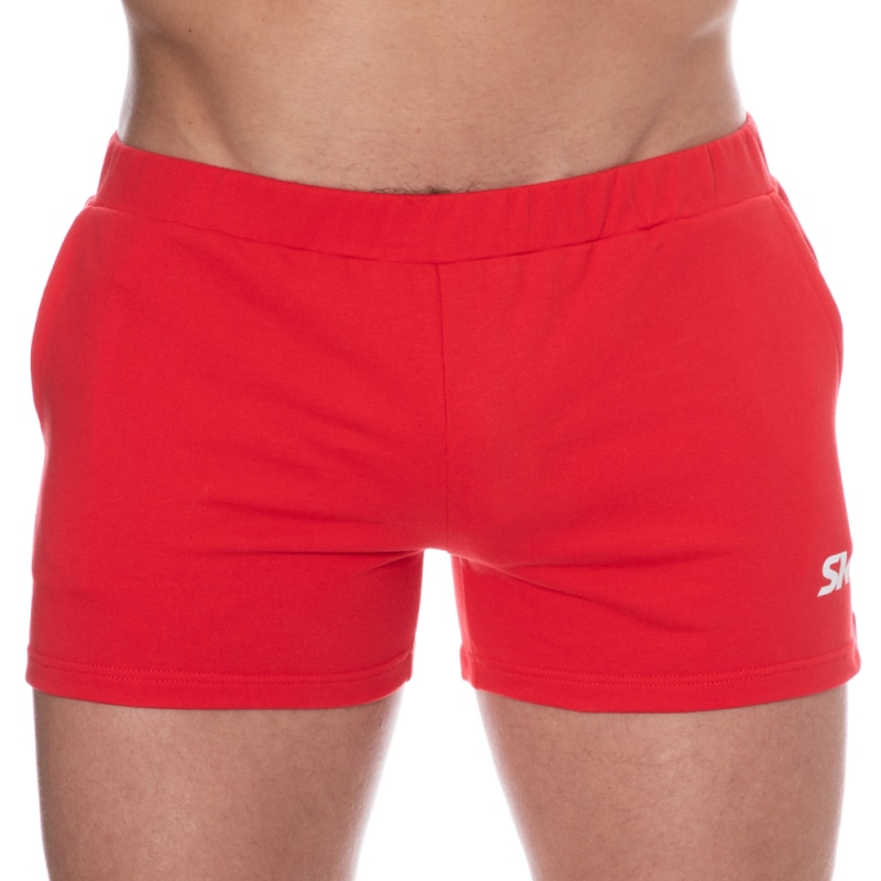 SKU Short de Sport Coton Rouge