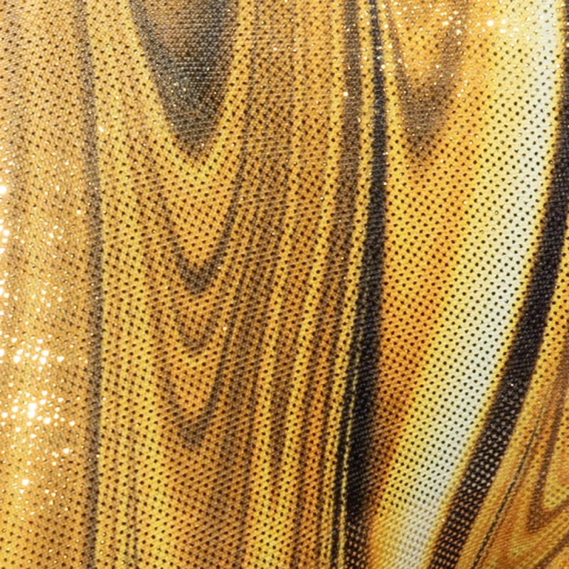 ES Collection Storm Glitter Briefs - Yellow - Gold