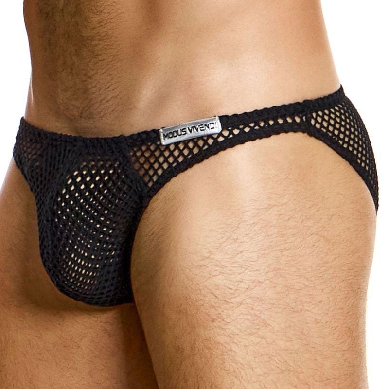 Modus Vivendi Slip Low Cut Through Mesh Noir