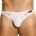 Modus Vivendi Mesh Through Low Cut Briefs - White