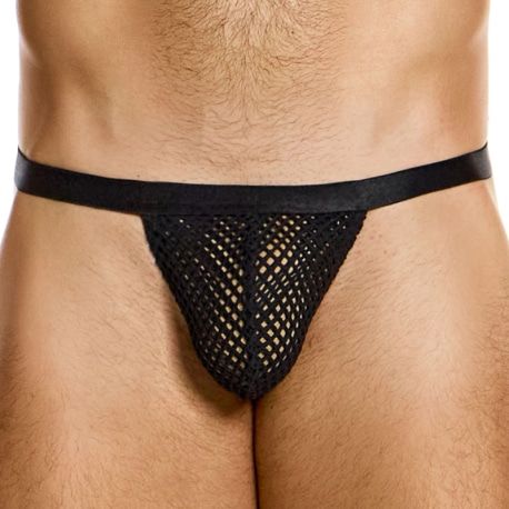 Modus Vivendi Slip Tanga Through Mesh Noir