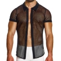 Modus Vivendi Chemisette Through Mesh Noire