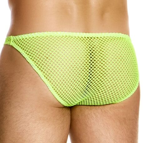Modus Vivendi Slip Low Cut C-Through Jaune Fluo