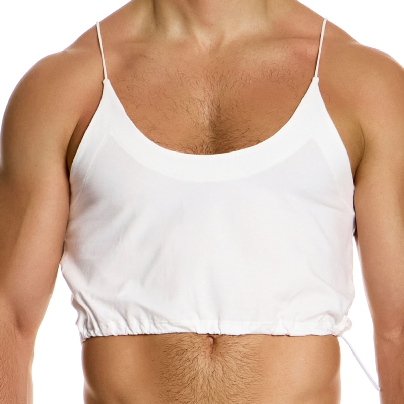 Modus Vivendi Débardeur Crop Antibactérien Blanc