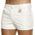 Modus Vivendi Short Leather Simili Cuir Blanc